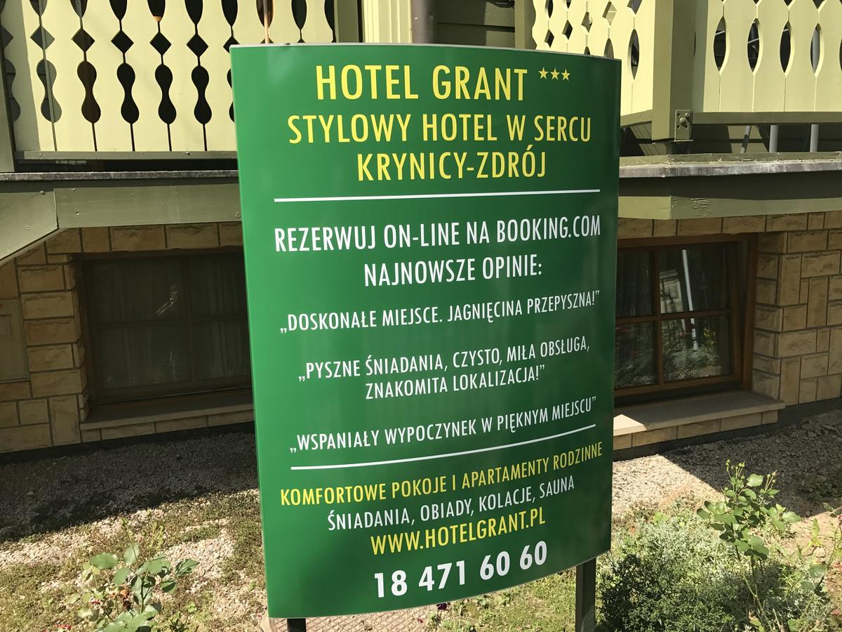 Hotel Grant Krynica Zdroj Exterior photo